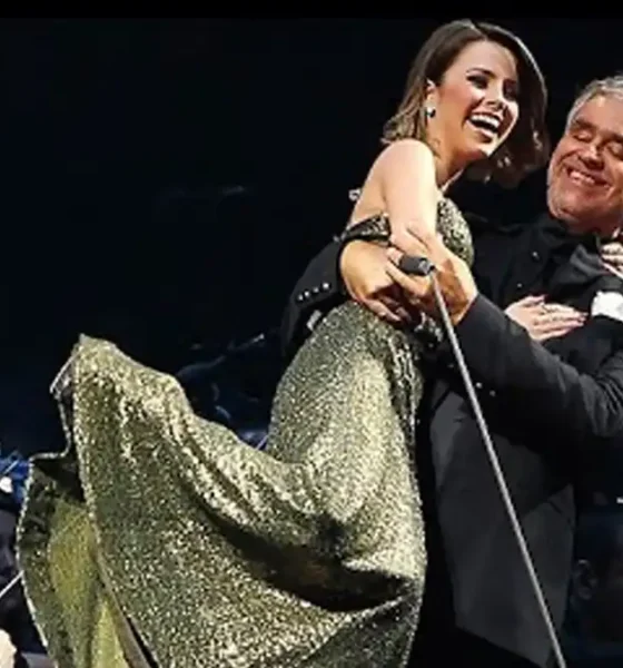 Andrea Bocelli anuncia a companhia de Sandy em Turnê pelo Brasil (Foto: Divulgação)