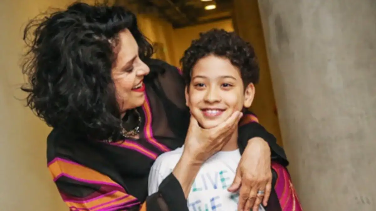 Gal Costa e seu filho Gabriel (Foto: Instagram)